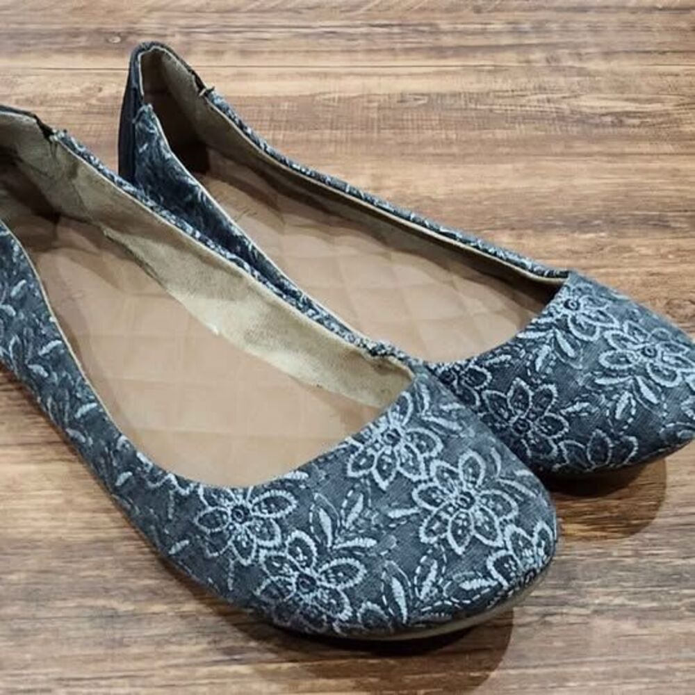 Women's Denim Flats- size 7.5